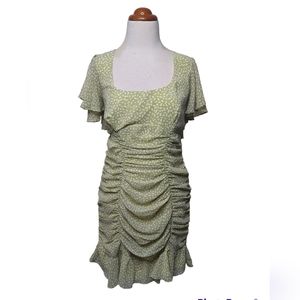 Here Comes the Sun, Large Ruched Mini Dress